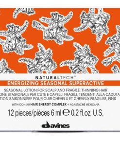 Naturaltech ENERGIZING SEASONAL SUPERACTIVE - kuracja osłabionej skóry głowy i włosów 12x6ml