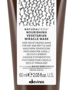 Naturaltech NOURISHING Vegetarian Miracle Mask - głęboko nawilżająca maska do suchych i łamliwych włosów 60ml